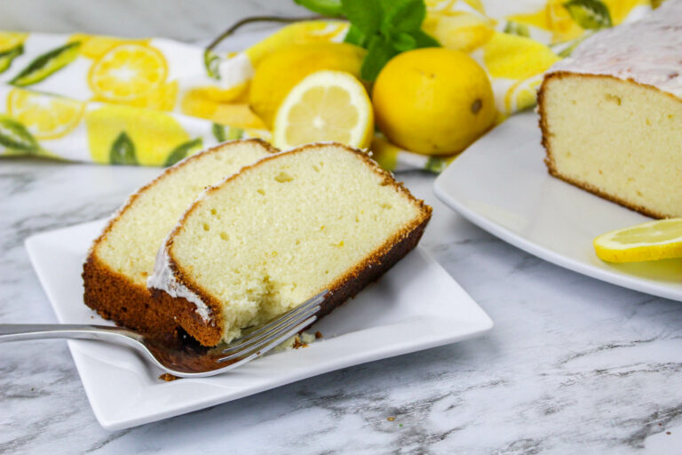This lemon pound cake has an incredibly delicious glaze, inspired by the coffee cake sold at Starbucks.