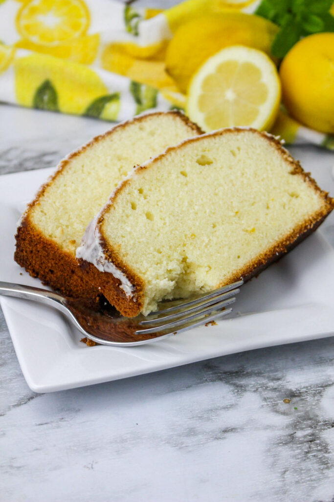 This lemon pound cake has an incredibly delicious glaze, inspired by the coffee cake sold at Starbucks.